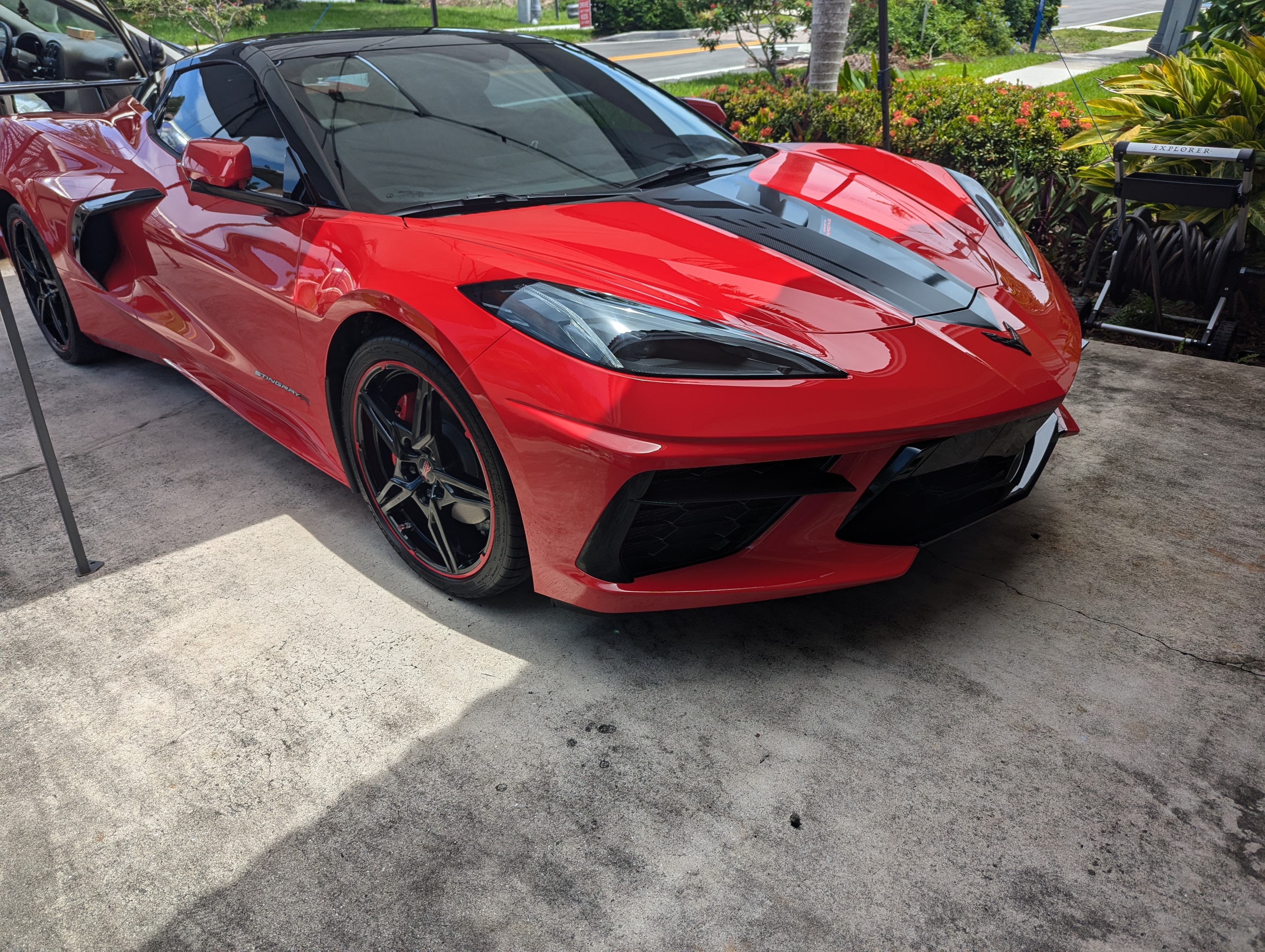 Ceramic Coating On Corvette C8 Stingray in Boca Raton