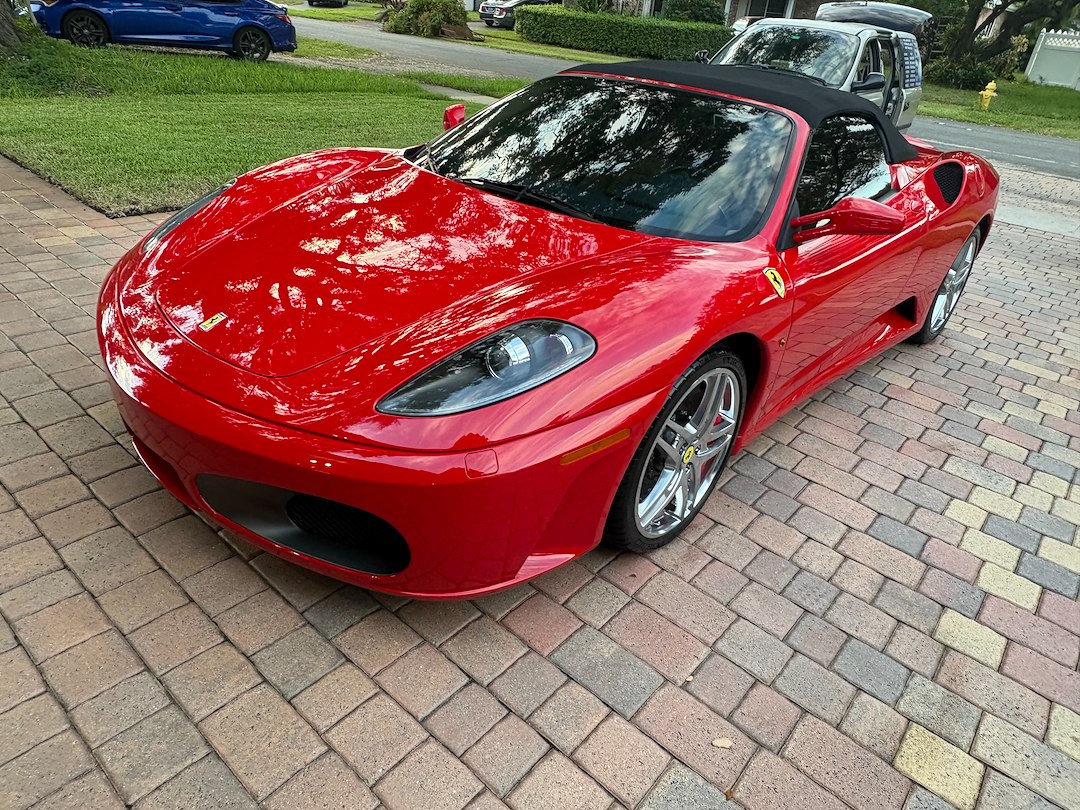 Ceramic Coating on the Beautiful Ferrari in plantation Florida 