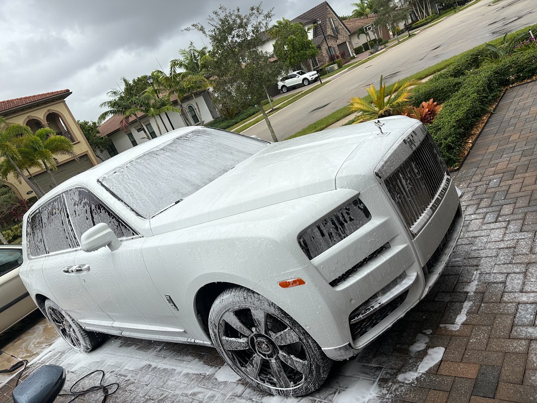 Paint Enhancement and Ceramic Coating on this Rolls Royce Cullinan in Parkland Florida 