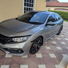 Professional-Grade-Paint-Correction-and-Ceramic-Coating-applied-to-this-Honda-Civic-in-Miami-Florida 0