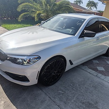 Top-Quality-Paint-Correction-and-Ceramic-Coating-applied-to-this-BMW-and-Infiniti-in-Miami 0