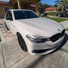 Top-Quality-Paint-Correction-and-Ceramic-Coating-applied-to-this-BMW-and-Infiniti-in-Miami 1