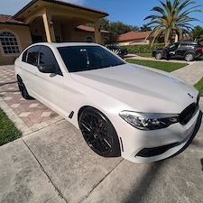 Top-Quality-Paint-Correction-and-Ceramic-Coating-applied-to-this-BMW-and-Infiniti-in-Miami 2